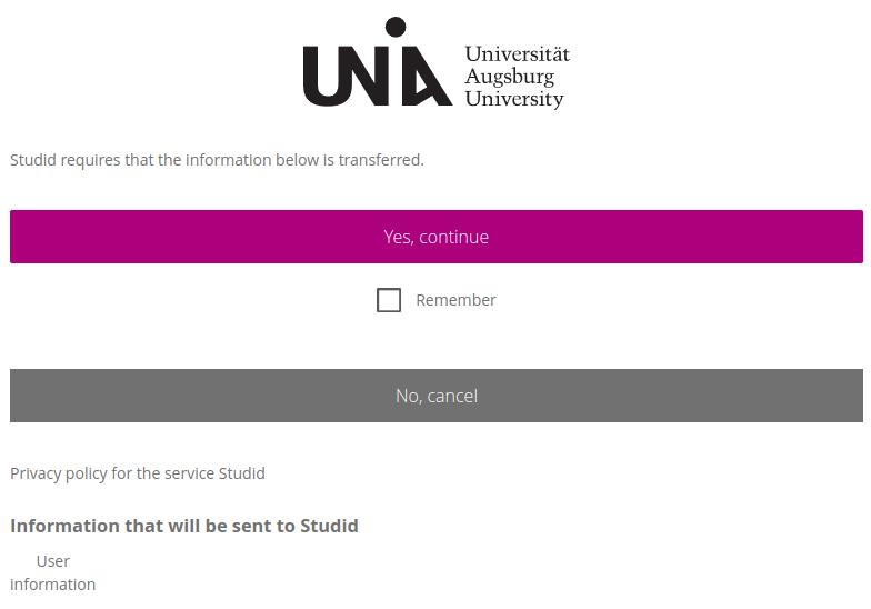 Native Authentification